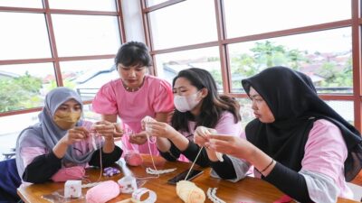 Srikandi Ganjar Tingkatkan Kreativitas Milenial Lewat Pelatihan Makrame