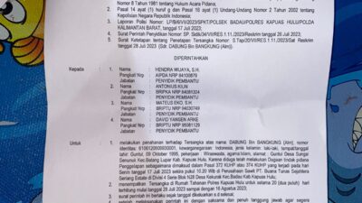 Istri tersangka dabung,Merasa aneh  Penadah pupuk subsidi  bernama Iwan dan Moklis tidak di tahan,malah suami saya jadi tumbalnya.