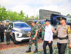 Pangdam XII/Tpr Bersama Gubernur dan Kapolda Pimpin Gelar Pasukan Kesiapsiagaan Penanggulangan Bencana Banjir