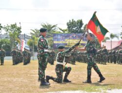 Usai Bertugas di Papua, Pangdam XII/Tpr Pimpin Penyambutan Satgas Yonif 631/Atg
