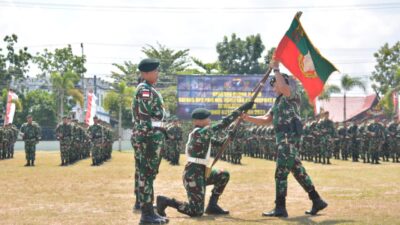 Usai Bertugas di Papua, Pangdam XII/Tpr Pimpin Penyambutan Satgas Yonif 631/Atg