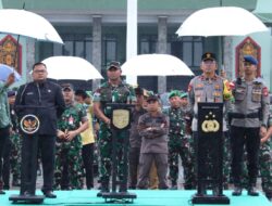 Wakapolda  Hadiri Apel Gelar Pasukan  Pemilu 2024 di Kodam XII/Tanjungpura