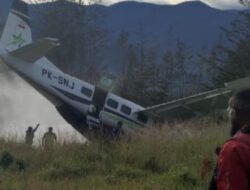 Diduga hilang kendali Pesawat Smart Air PK-SNJ Kecelakaan di Papua,12 Penumpang Selamat