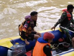 Aksi Cepat tanggap Koramil 1002 Selamatkan Remaja Tenggelam di Sungai Barabai Kalimantan Selatan