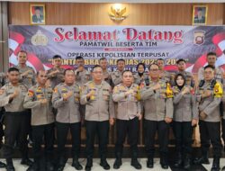 Asistensi Polda Kalbar Tinjau Kesiapan Siagaan Polres Kubu Raya Dalam Menghadapi Pemilu 2024