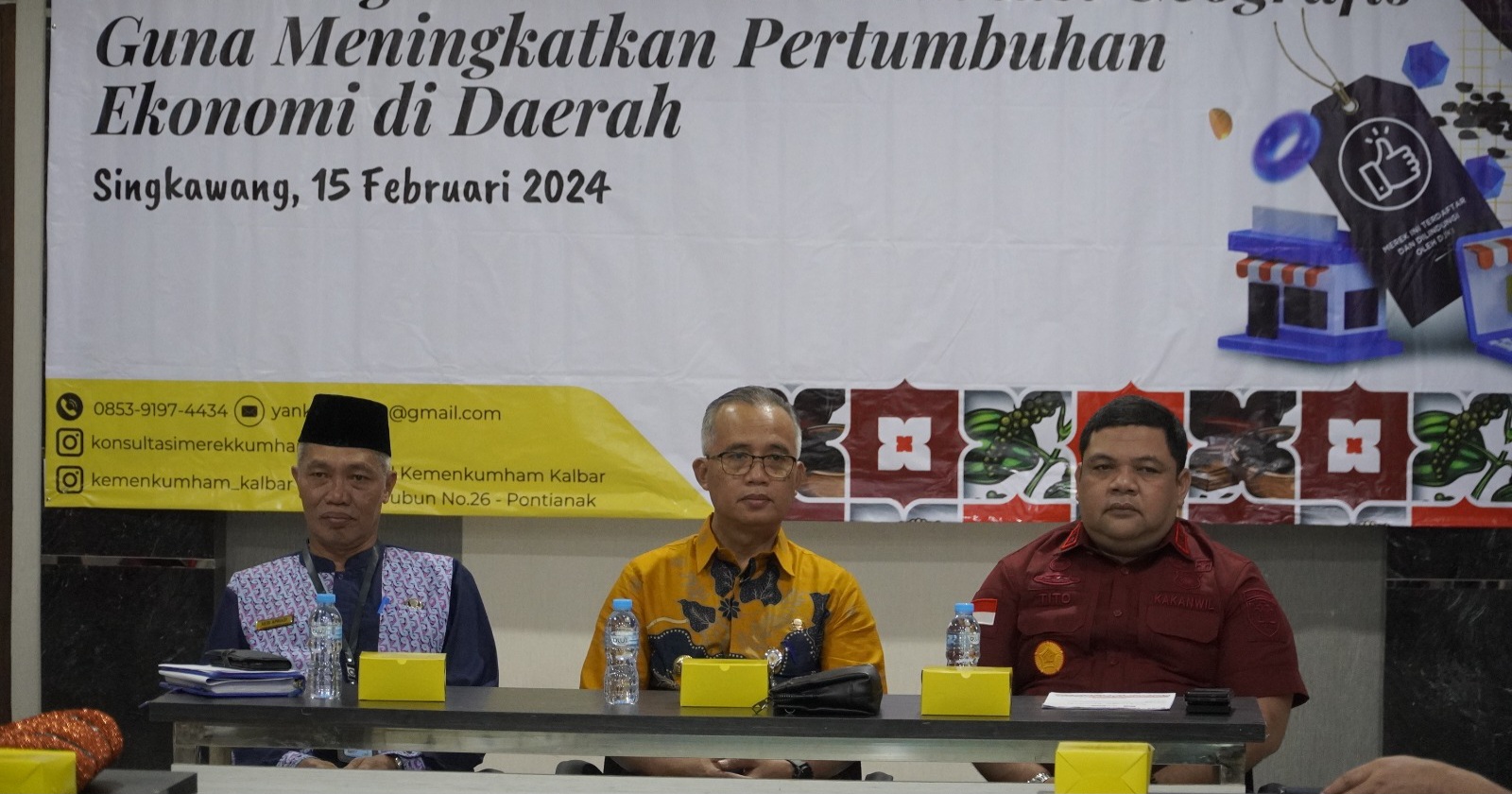*Kanwil Kemenkumham Kalbar Kegiatan Pendampingan Pengajuan Permohonan Kekayaan Intelektual*