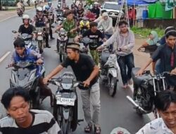 balapan liar di bulan puasa,Puluhan Motor Berknalpot blong di tangkap jajaran sat lantas Ketapang