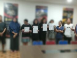 Sejumalah Anak dan tukang pijit di kecamatan Sandai terjaring rajia di salah satu hotel