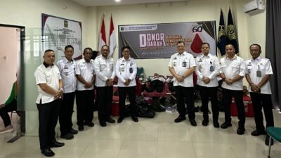 Peringatan HBP Ke-60, Kanwil Kemenkumham Kalbar bersama PMI Gelar Donor Darah
