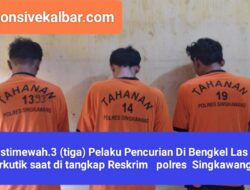 Pencurian Di Bengkel Las tak berkutik saat di tangkap Reskrim Polres Singkawang