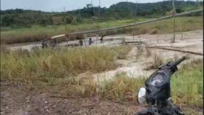 Kuat dugaan kepala Dusun sungai Empelas,Desa Sungai Tekam,Kec sekayam,lakukan tambang ilegal.di kawasan PT.BAMdanPT.BBJ.
