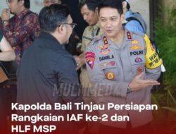 Kapolda Bali,Irjen Pol.Daniel Adityajaya,meninjau langsung persiapan penyelenggaraan rangkaian KTT Indonesia-Africa Forum (IAF) ke-2