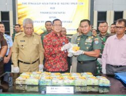 Sabu 16,8 Kilogram Diserahkan Pangdam XII/Tpr Kepada Kepala BNNP Kalbar