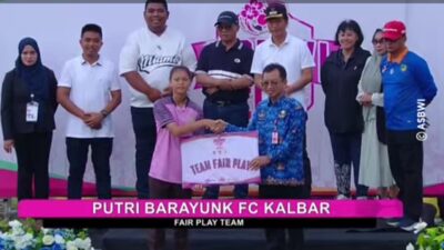 Tim Barayungk FC Menuntaskan Laga Sepakbola Wanita 2024