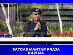 Satgas Mantap Praja Kapuas Pastikan Debat Cagub ke.2 Aman