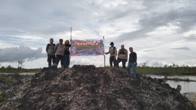 Datangi Lokasi Peti yang sudah di tinggal kan penambang peti , Polres Ketapang Dan Jajaran Gencar Himbau Warga Hentikan Pertambangan Ilegal