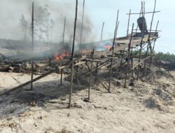 Polres Ketapang Bersama LPHD dan KPH Bubarkan Lokasi Pertambangan Ilegal