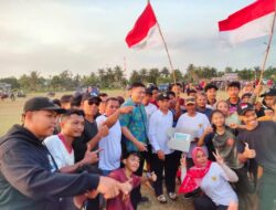 Kades Sungai Jawi merintis membangun wisata PUAS( PANTAI USU AKOK SUNGAI JAWI)