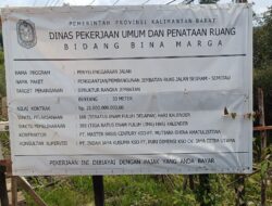 Kuat dugaan pembangunan jembatan ini mengunakan minyak subsidi