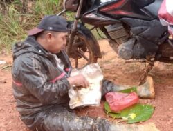 Wakil ketua pengurus cabang PC PGRI sungai laur ini menambahkan sudah 2 tahun 3 bulan ia pergi mengajar ke SMPN 06 tiap hari harus melalui tantangan jalan rusak.parah.