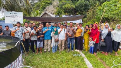 Budidaya ikan air tawar ini merupakan bagian dari Program CSR Bidang Peningkatan Ekonomi yang dijalankan PT Dharma Inti Bersama (DIB) bersama masyarakat setempat.