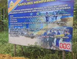 50 Meter dari Plang Himbauan Kapolres Mempawah, ada Tambang Ilegal Milik DUL