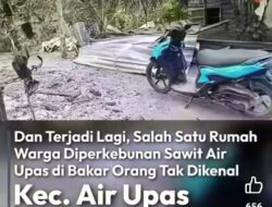 Air  Upas Dalam Teror Berkepanjangan 29 Rumah Dibakar, Narkoba Menggurita Di Mana Negara?